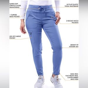 Adar blue jogger scrubs